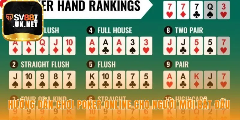 Hướng dẫn chơi gồm quy trình ba bước đơn giản