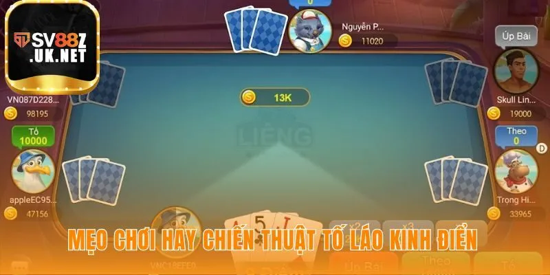 Chiến thuật tố láo dùng tâm lý buộc đối thủ úp bỏ bài