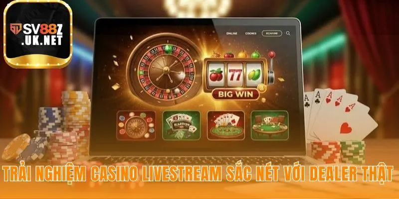 Live casino SV88 dùng livestream Full HD và dealer chuyên nghiệp