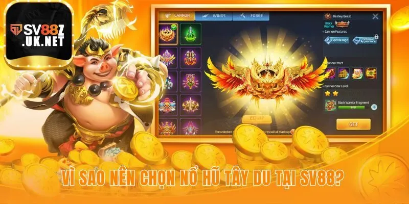 SV88 cam kết tỷ lệ RTP 96.7% cho game nổ hũ tây du